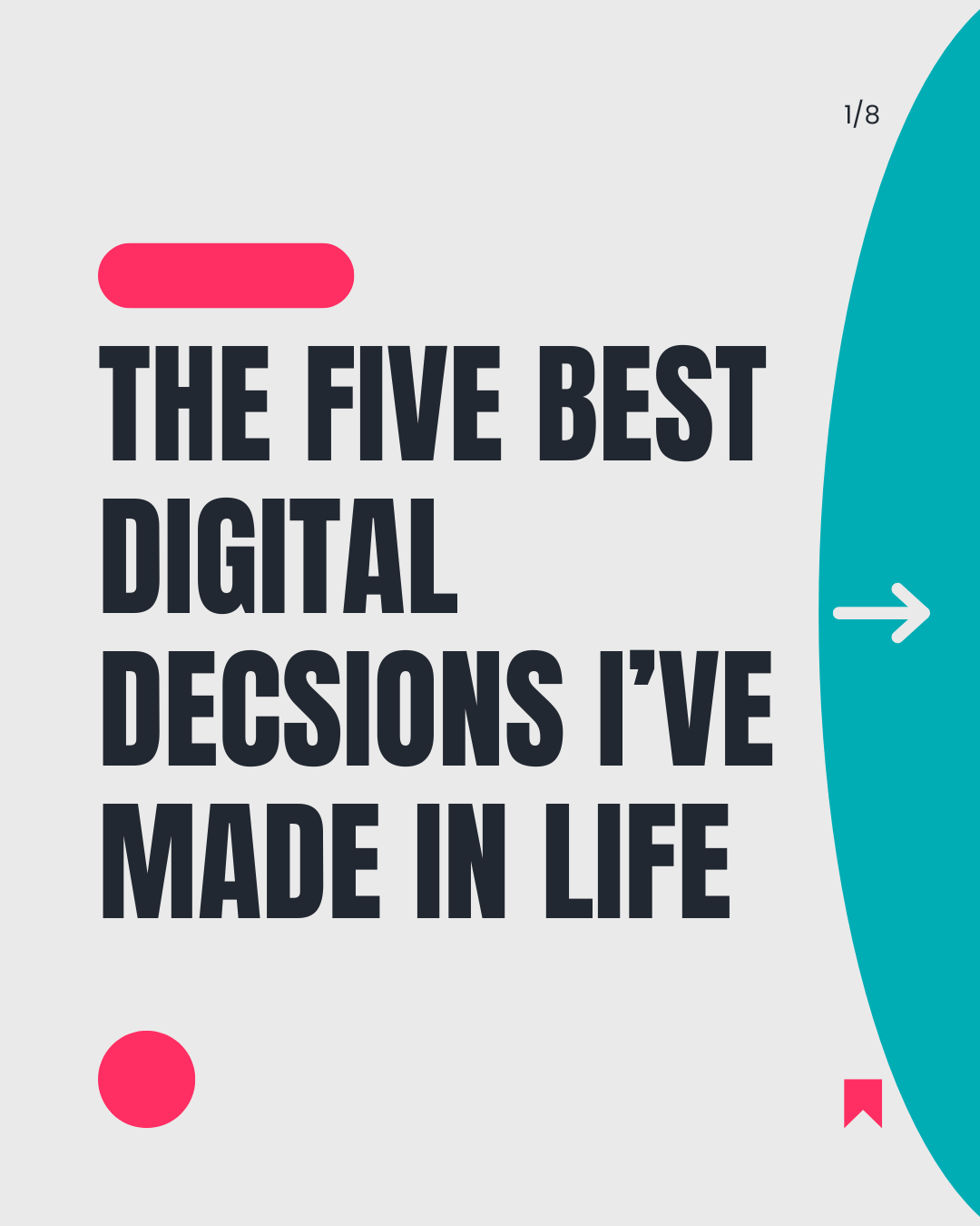 The Five Best Digital Decisions I’ve Made In Life