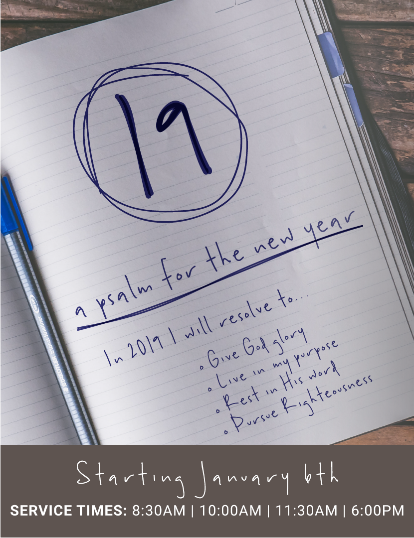 19: New Year = New Sermon Series