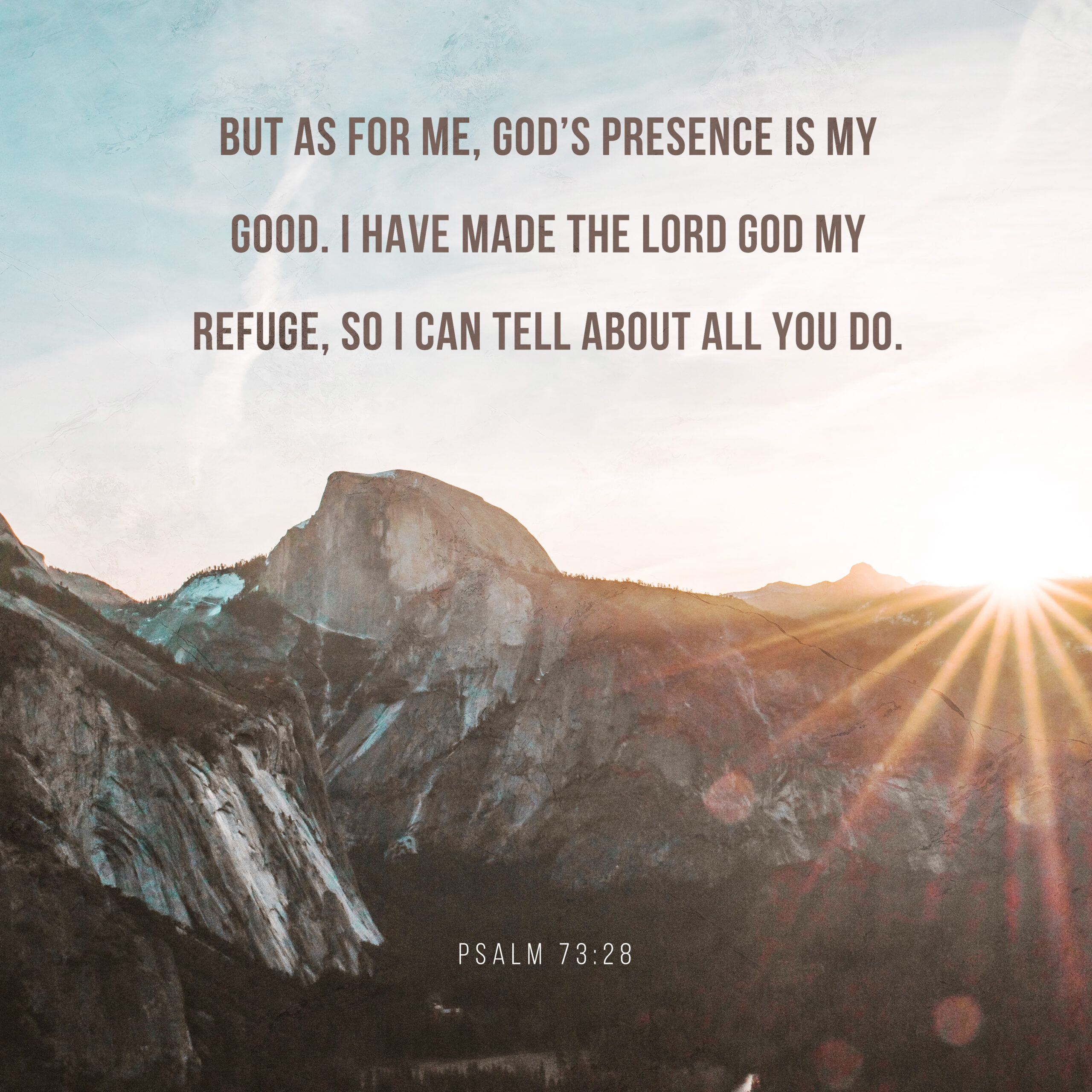 I’m not alone for God is with me!